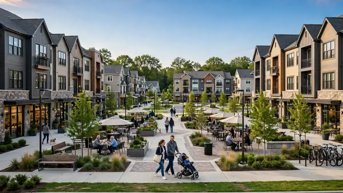 Kingstowne suburban homes